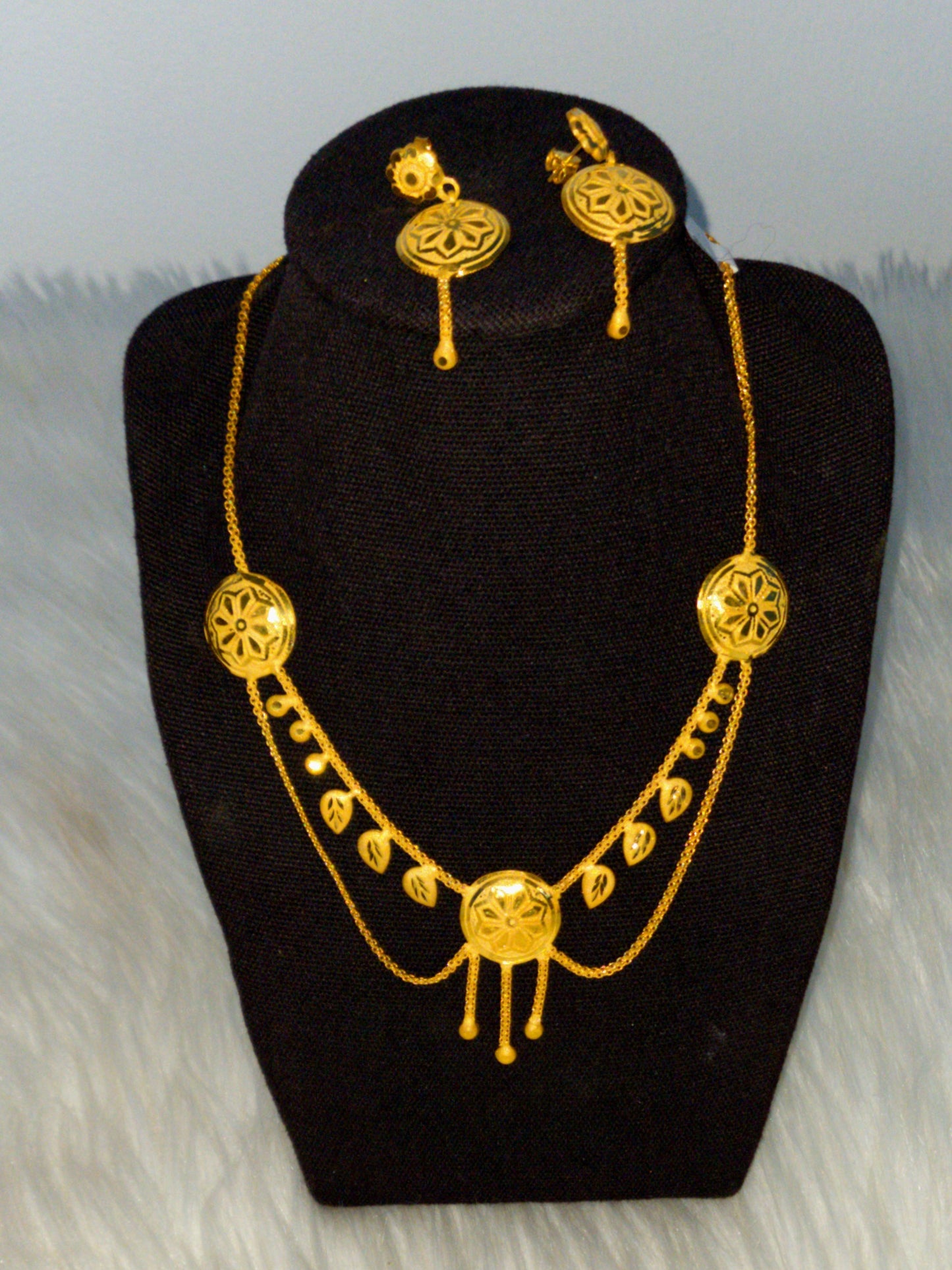 Parure Argent trempé or 18.6g