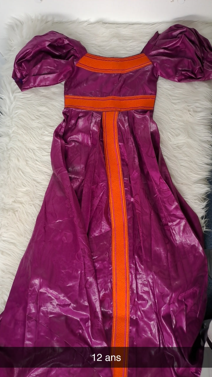 Bazin robe fille