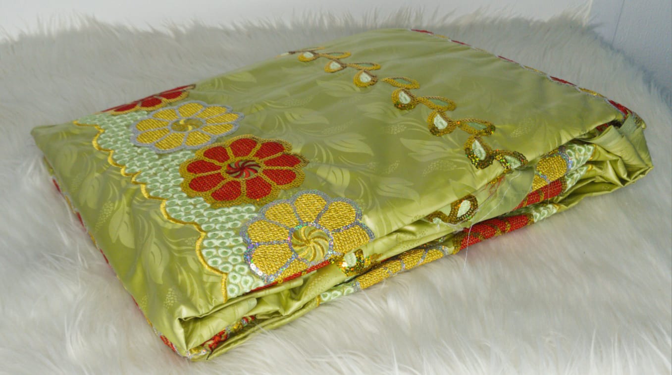 Bazin Vert Olive